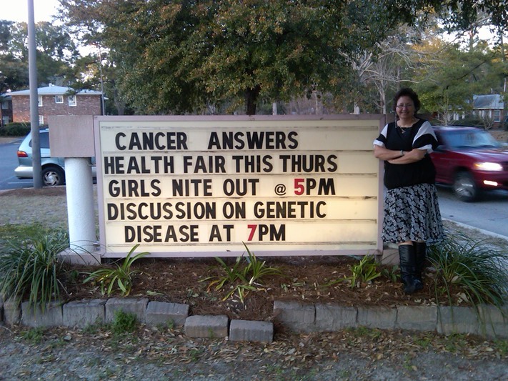 CANCER ANSWERS SIGN